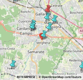 Mappa Via N. Locarno, 21017 Samarate VA, Italia (2.40083)