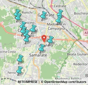 Mappa Via N. Locarno, 21017 Samarate VA, Italia (2.11214)