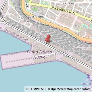 Mappa Punto Franco Nuovo, 34123 Trieste, Trieste (Friuli-Venezia Giulia)