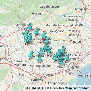 Mappa Via Massari, 31023 Resana TV, Italia (12.646)