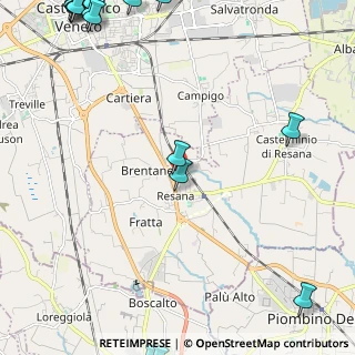 Mappa Via Massari, 31023 Resana TV, Italia (3.79625)