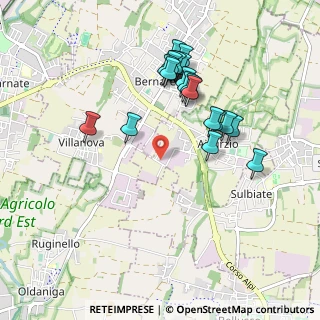 Mappa Via del Commercio, 20886 Aicurzio MB, Italia (0.917)