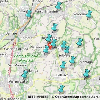 Mappa Via del Commercio, 20886 Aicurzio MB, Italia (2.36563)