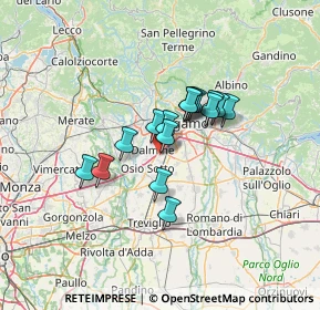 Mappa Via Monsignore Maggi, 24044 Dalmine BG, Italia (9.04875)