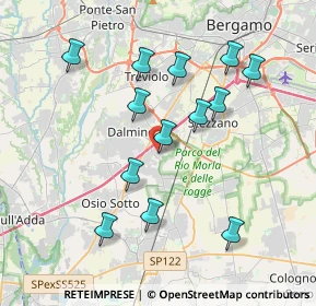 Mappa Via Monsignore Maggi, 24044 Dalmine BG, Italia (3.69462)