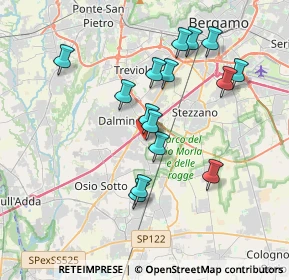 Mappa Via Monsignore Maggi, 24044 Dalmine BG, Italia (3.45533)