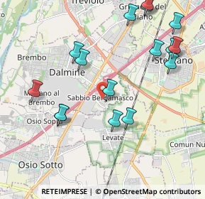 Mappa Via Monsignore Maggi, 24044 Dalmine BG, Italia (2.3075)