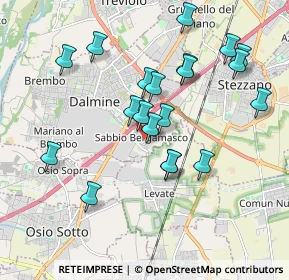 Mappa Via Monsignore Maggi, 24044 Dalmine BG, Italia (1.8305)