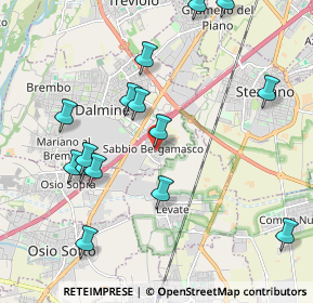 Mappa Via Monsignore Maggi, 24044 Dalmine BG, Italia (2.20933)