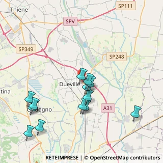 Mappa Via Astichelli, 36031 Dueville VI, Italia (4.24923)