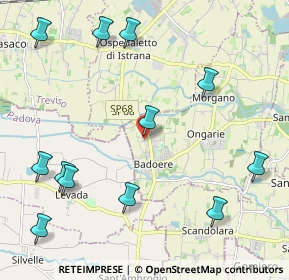 Mappa Via Giuseppe Verdi, 31050 Badoere TV, Italia (2.63417)