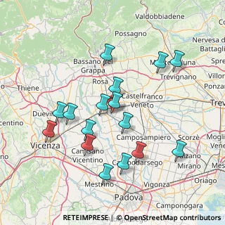 Mappa Via Decime, 35019 Tombolo PD, Italia (14.76625)