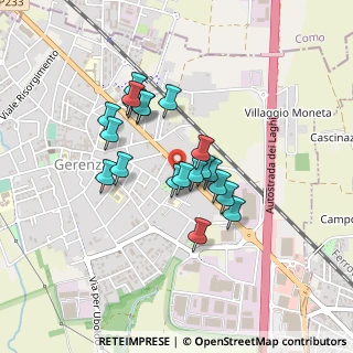 Mappa Via Giampiero Clerici, 21040 Gerenzano VA, Italia (0.34)
