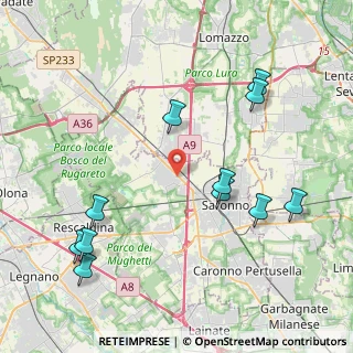 Mappa Via Giampiero Clerici, 21040 Gerenzano VA, Italia (4.73455)