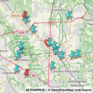 Mappa Via Giampiero Clerici, 21040 Gerenzano VA, Italia (4.73438)