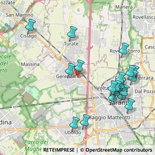 Mappa Via Giampiero Clerici, 21040 Gerenzano VA, Italia (2.43632)