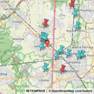 Mappa Via Giampiero Clerici, 21040 Gerenzano VA, Italia (2.072)