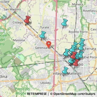 Mappa Via Giampiero Clerici, 21040 Gerenzano VA, Italia (2.385)