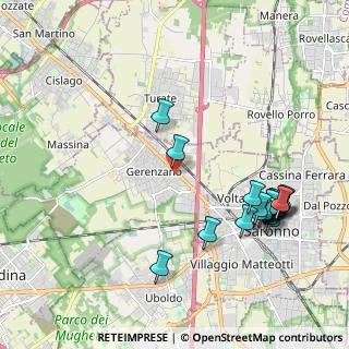 Mappa Via Giampiero Clerici, 21040 Gerenzano VA, Italia (2.324)