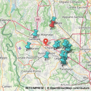 Mappa Via G. Romagnosi, 21052 Busto Arsizio VA, Italia (7.34875)