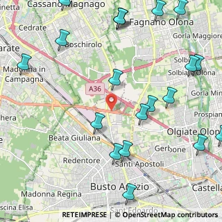 Mappa Via G. Romagnosi, 21052 Busto Arsizio VA, Italia (2.888)