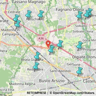 Mappa Via G. Romagnosi, 21052 Busto Arsizio VA, Italia (2.84)