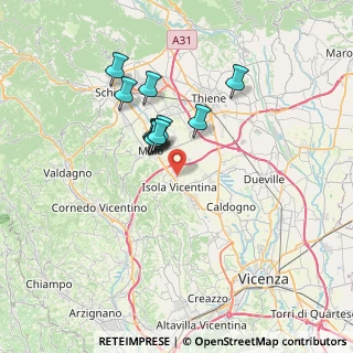 Mappa Via Enzo Ferrari, 36033 Isola Vicentina VI, Italia (5.39364)
