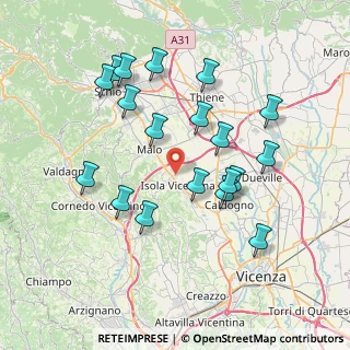 Mappa Via Enzo Ferrari, 36033 Isola Vicentina VI, Italia (7.43158)