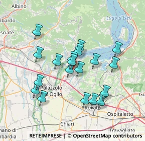 Mappa Via Colzano, 25031 Capriolo BS, Italia (6.36)