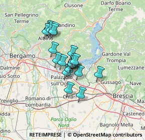 Mappa Via Colzano, 25031 Capriolo BS, Italia (9.3505)
