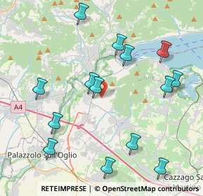 Mappa Via Colzano, 25031 Capriolo BS, Italia (4.56571)