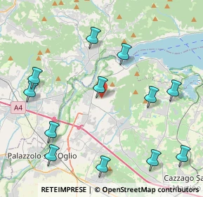 Mappa Via Colzano, 25031 Capriolo BS, Italia (4.965)