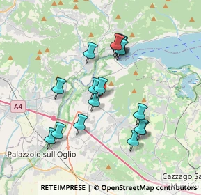 Mappa Via Colzano, 25031 Capriolo BS, Italia (3.30889)