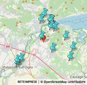 Mappa Via Colzano, 25031 Capriolo BS, Italia (3.90867)