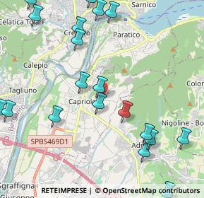 Mappa Via Colzano, 25031 Capriolo BS, Italia (2.68368)