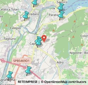 Mappa Via Colzano, 25031 Capriolo BS, Italia (3.05455)