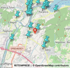 Mappa Via Colzano, 25031 Capriolo BS, Italia (2.352)