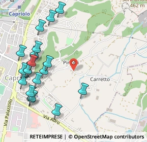 Mappa Via Colzano, 25031 Capriolo BS, Italia (0.616)