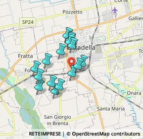 Mappa Via Giuseppe Mazzini, 35013 Cittadella PD, Italia (1.31938)