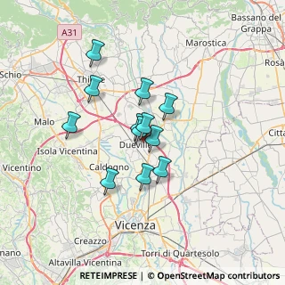 Mappa Viia Verdi, 36031 Dueville VI, Italia (4.88833)