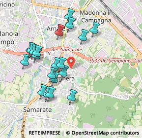 Mappa Via Acquedotto, 21017 Samarate VA, Italia (0.934)