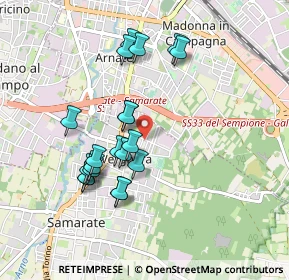 Mappa Via Acquedotto, 21017 Samarate VA, Italia (0.8445)