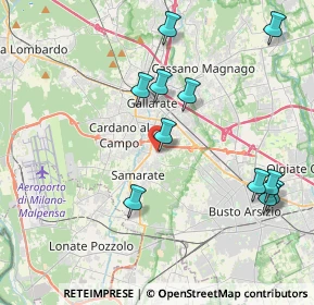 Mappa Via Acquedotto, 21017 Samarate VA, Italia (4.28455)