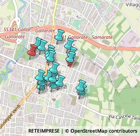 Mappa Via Acquedotto, 21017 Samarate VA, Italia (0.373)