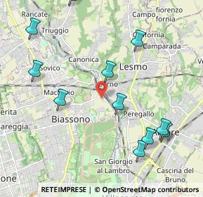 Mappa Via Madonna delle Nevi, 20853 Biassono MB, Italia (2.38182)