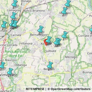 Mappa Via Malacrida, 20886 Aicurzio MB, Italia (3.00765)