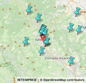 Mappa Via VII Martiri, 36078 Valdagno VI, Italia (2.6955)