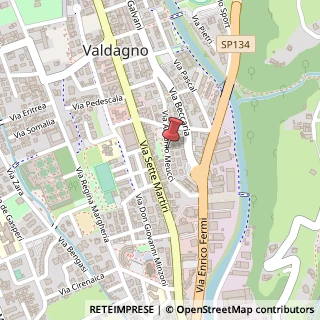 Mappa Via Meucci Antonio, 47, 36078 Valdagno, Vicenza (Veneto)