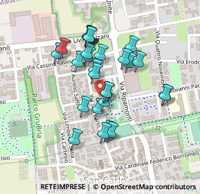 Mappa Via San Carlo, 20831 Seregno MB, Italia (0.18214)