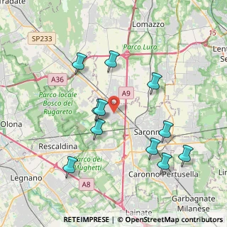 Mappa Via Giovanni Verga, 21040 Gerenzano VA, Italia (3.9)